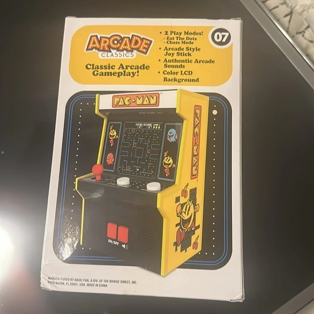 Arcade Classics PAC man hand held arcade game NIB